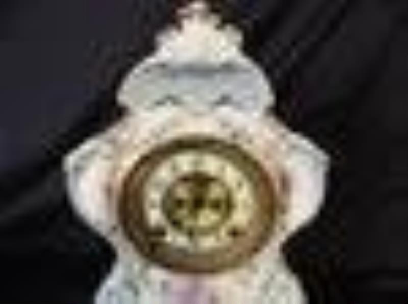 Beautiful antique Ansonia Royal Bonn China clock