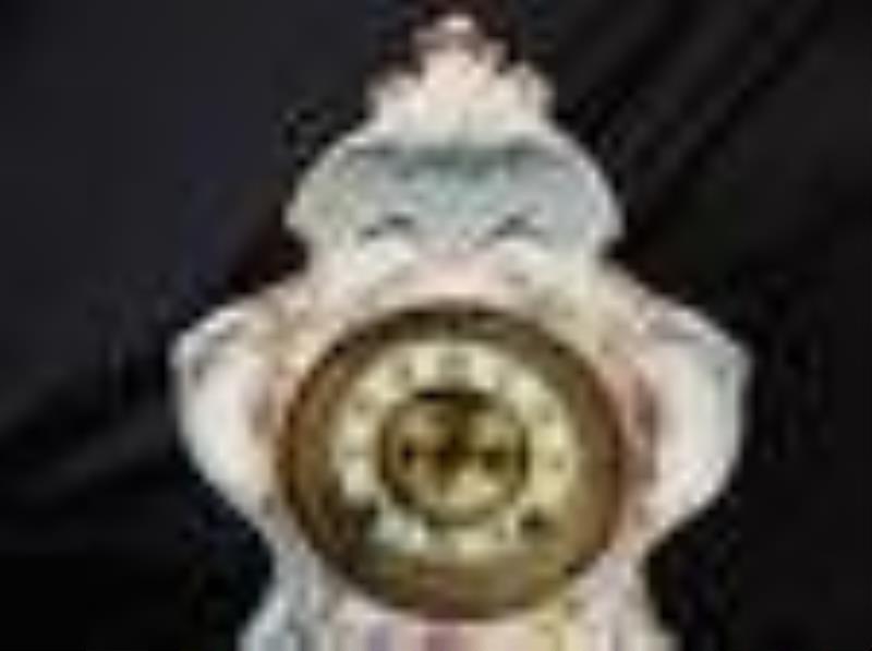 Beautiful antique Ansonia Royal Bonn China clock