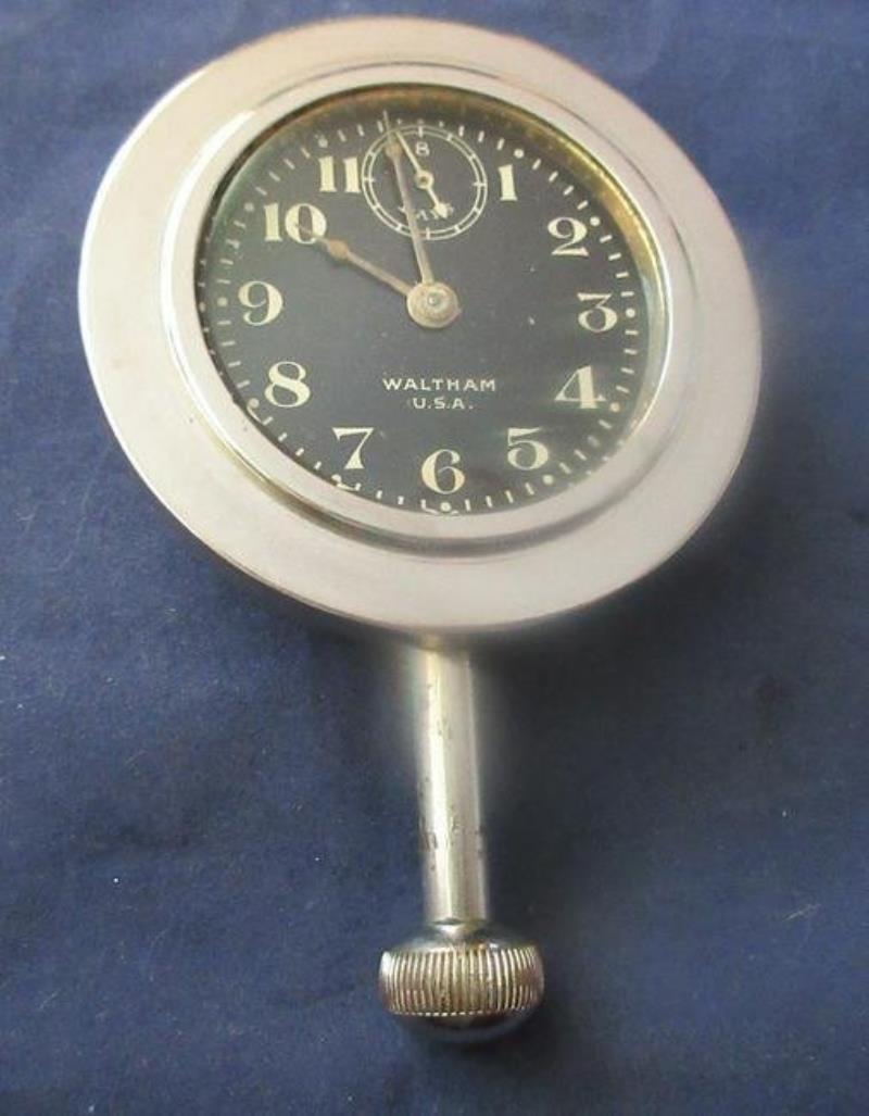 Vintage Waltham Car Clock – Watch. 8-day