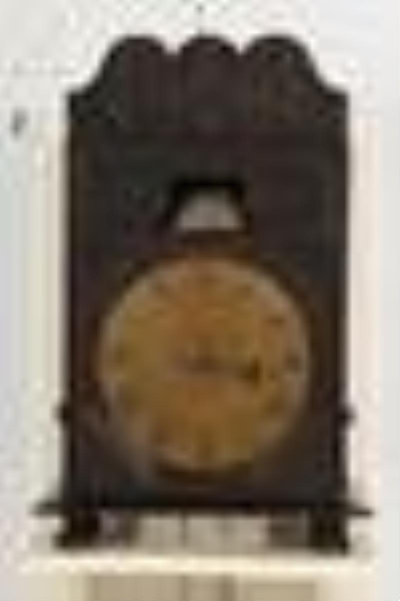 Rare Early British Oak Bracket Clock