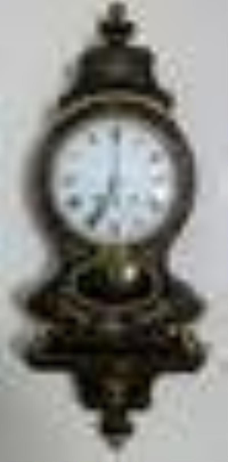Aime Billon Painted Swiss Bracket Clock