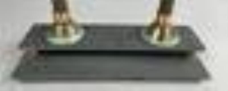 Post -Modern Copper and Slate Mantle Clock