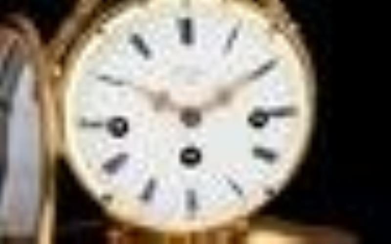 A French Gilt Metal and Giltwood or Composition Elephant Clock