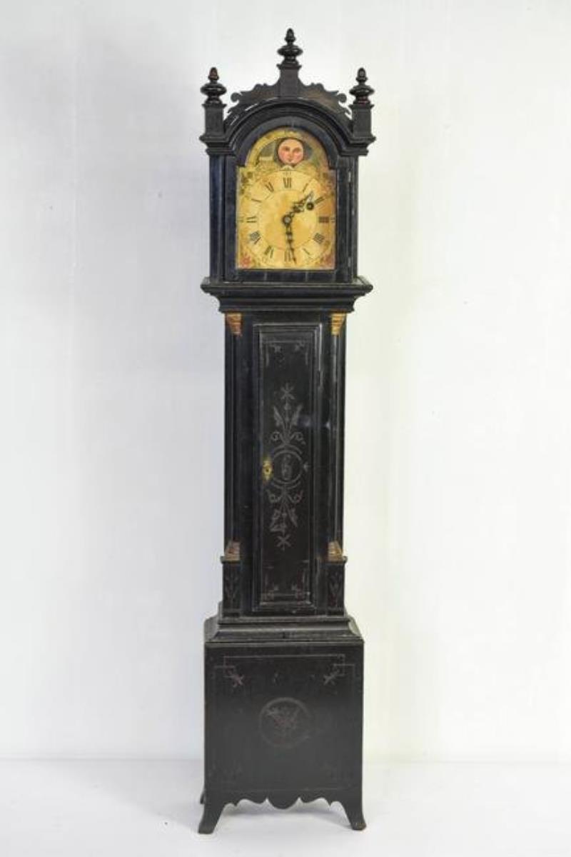 Antique Dwarf (miniature) Tall Case Clock