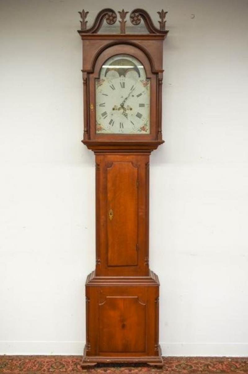 Solomon Parke Tall Case Clock Phila, PA Circa 1797