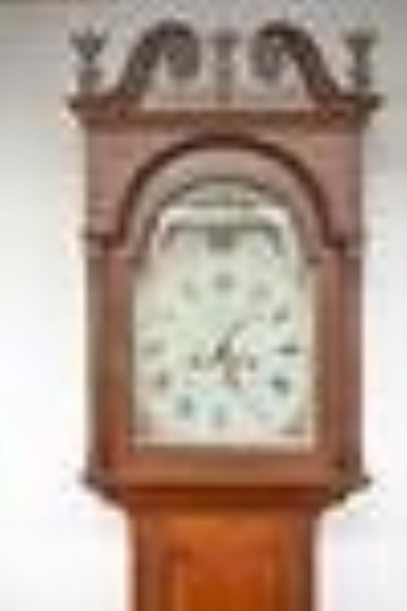 Solomon Parke Tall Case Clock Phila, PA Circa 1797