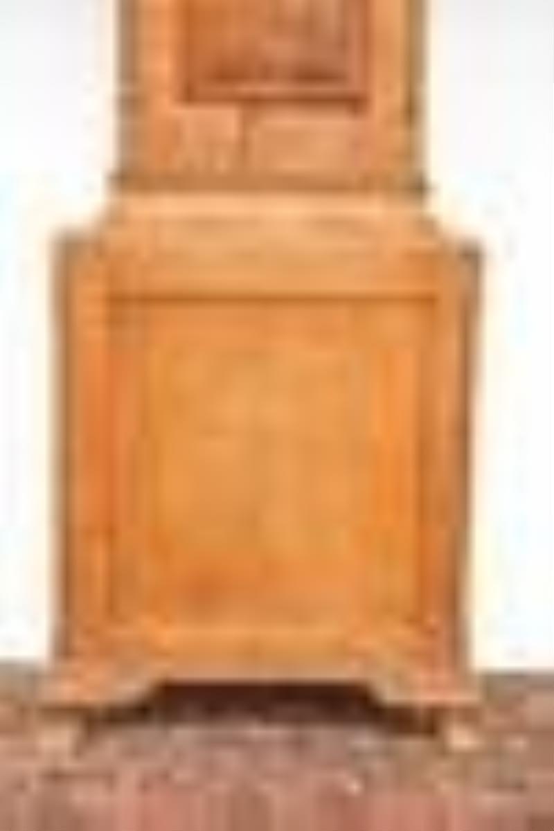Pennsylvania Figured Maple Tall Case Clock