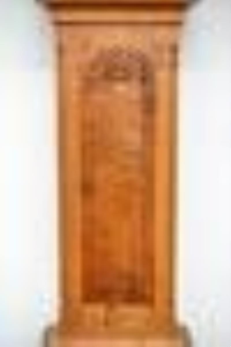 Pennsylvania Figured Maple Tall Case Clock