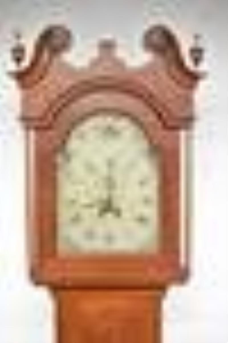 Pennsylvania Walnut Tall Case Clock C. 1790-1820