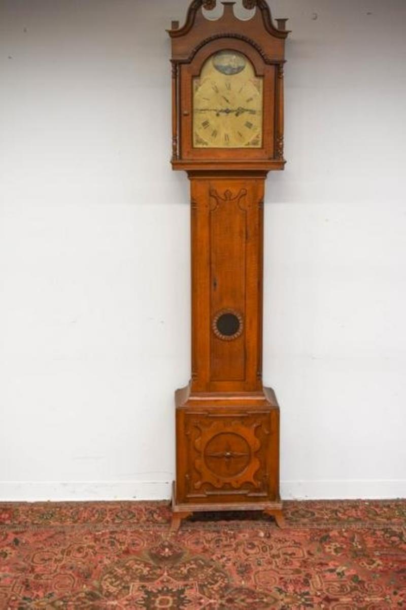 Antique Pennsylvania Tall Case Clock Circa 1800