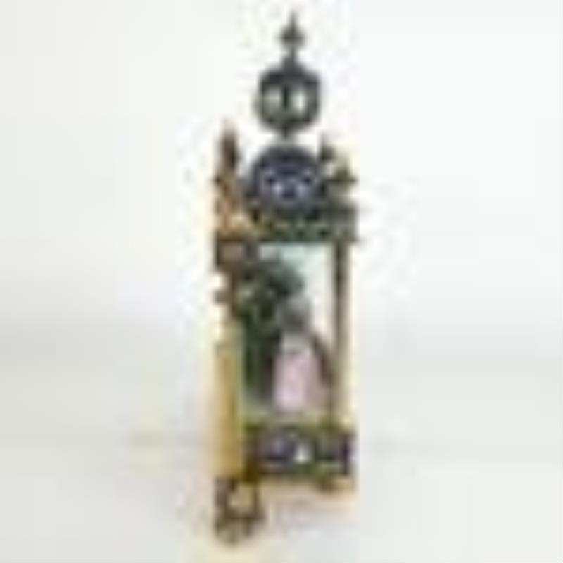 Renaissance-Style Enamel & Cloisonne Clock