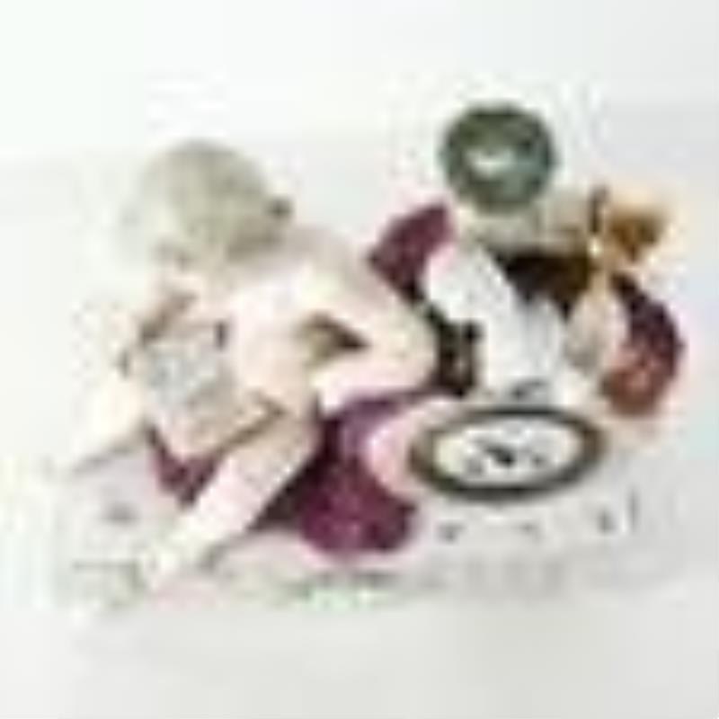 Meissen German Porcelain Figural Mantel Clock