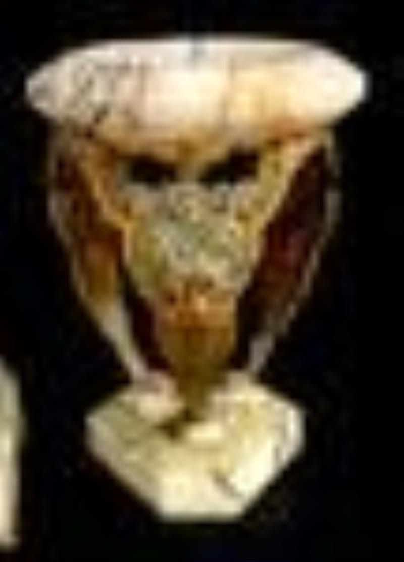 Art Deco Marble Gilded & Silvered Bronze Clock