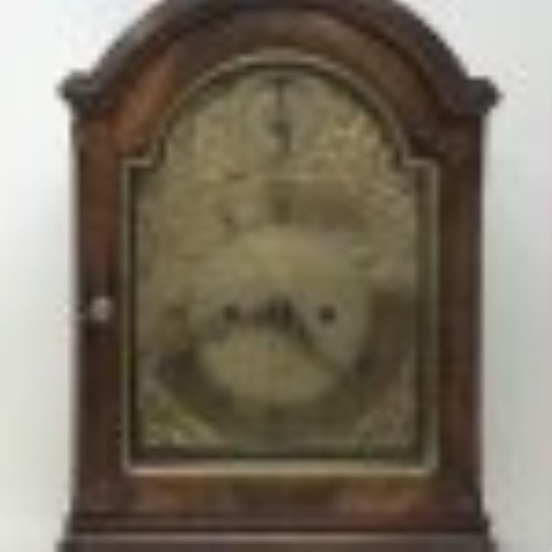 18th Century James Wild London Fusee Bracket Clock in Mahogany Case