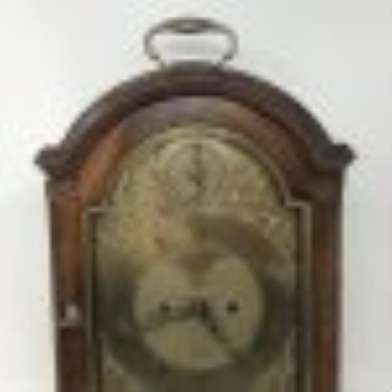 18th Century James Wild London Fusee Bracket Clock in Mahogany Case