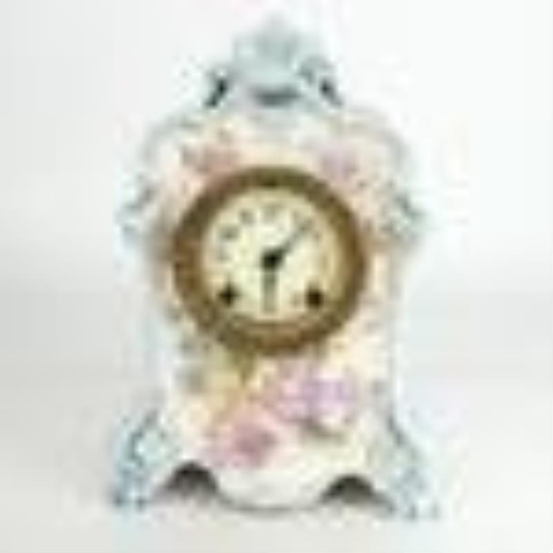 German Bonn Ceramic Mantel Clock