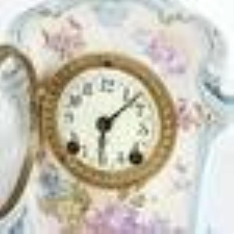 German Bonn Ceramic Mantel Clock