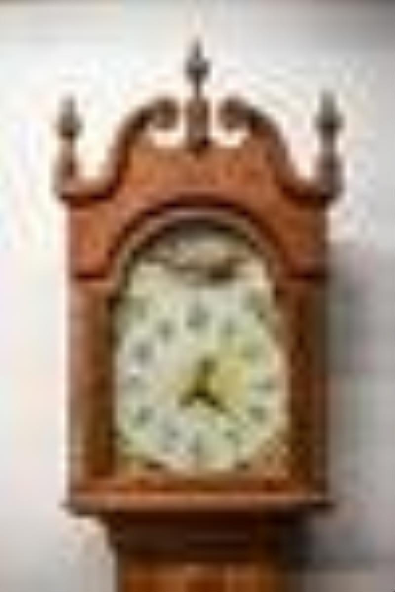 Pennsylvania Sheraton Style Tall Case Clock