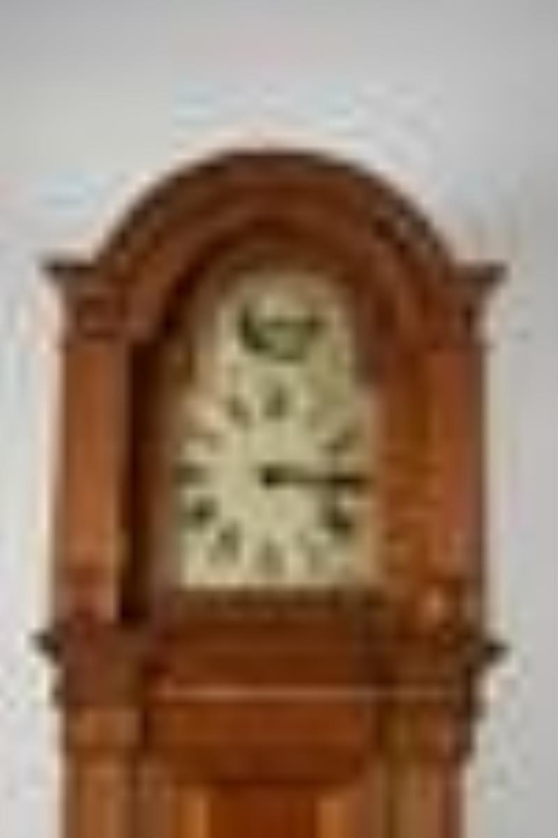 George II Carved Pine Tall Case Clock