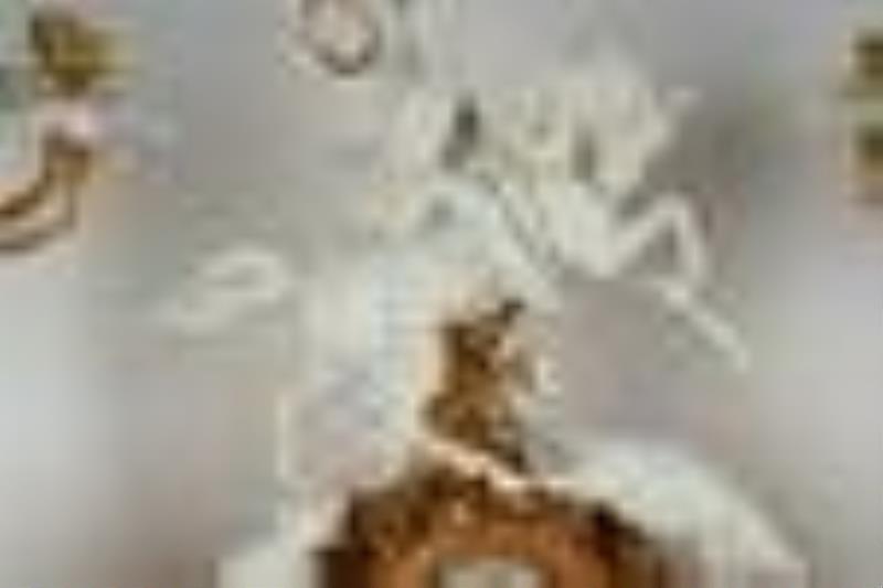 Italian Three-Piece Clock Garnitures