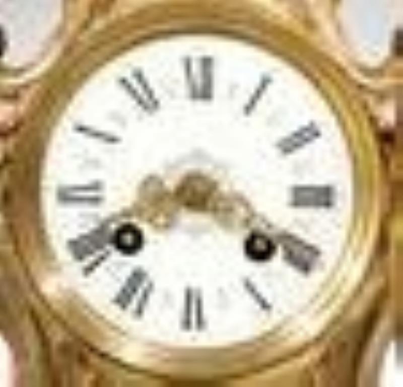 Lenzkirch Porcelain Mantel Clock