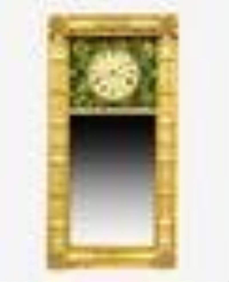 Samuel Abbott New Hampshire Type Mirror Clock