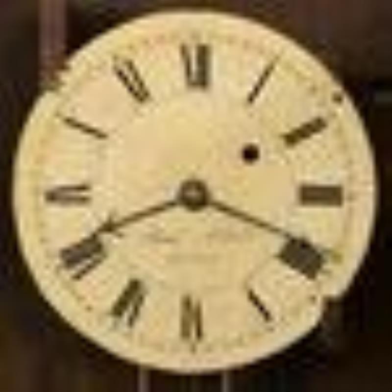 Samuel Abbott New Hampshire Type Mirror Clock