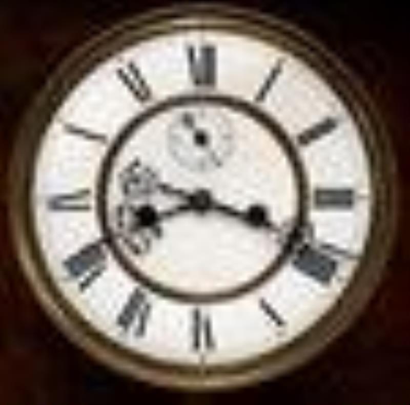 2 Weight Gustav Becker Wall Clock
