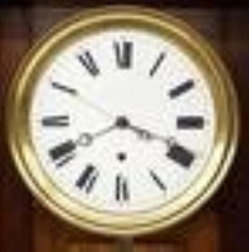 Pin Wheel Jeweler's Regulator Wall Clock