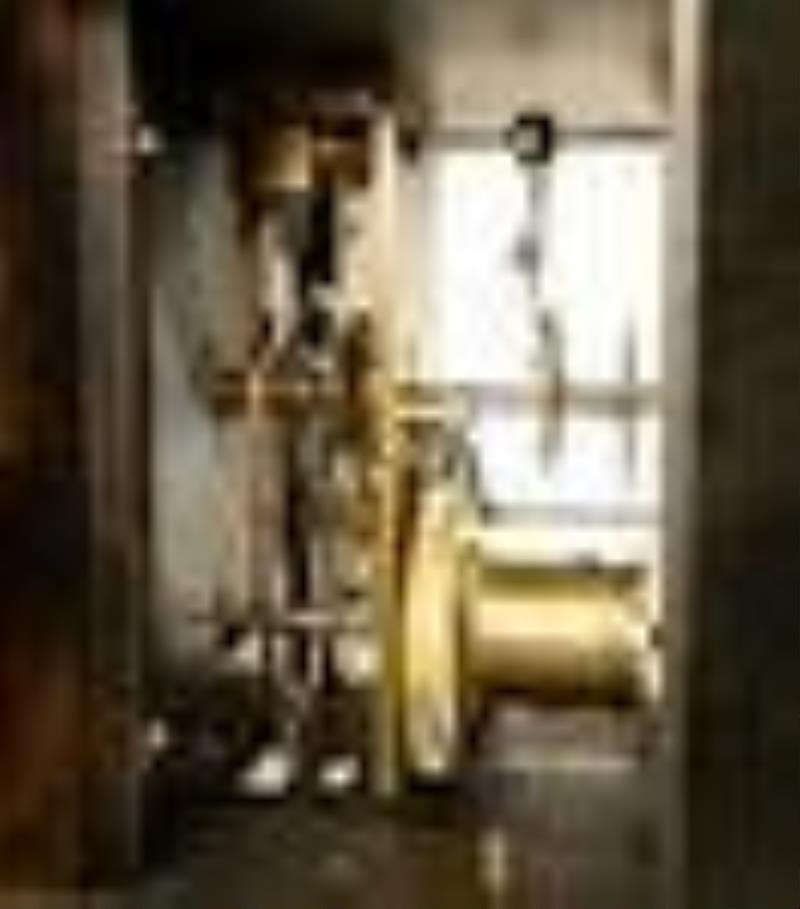 Pin Wheel Jeweler's Regulator Wall Clock