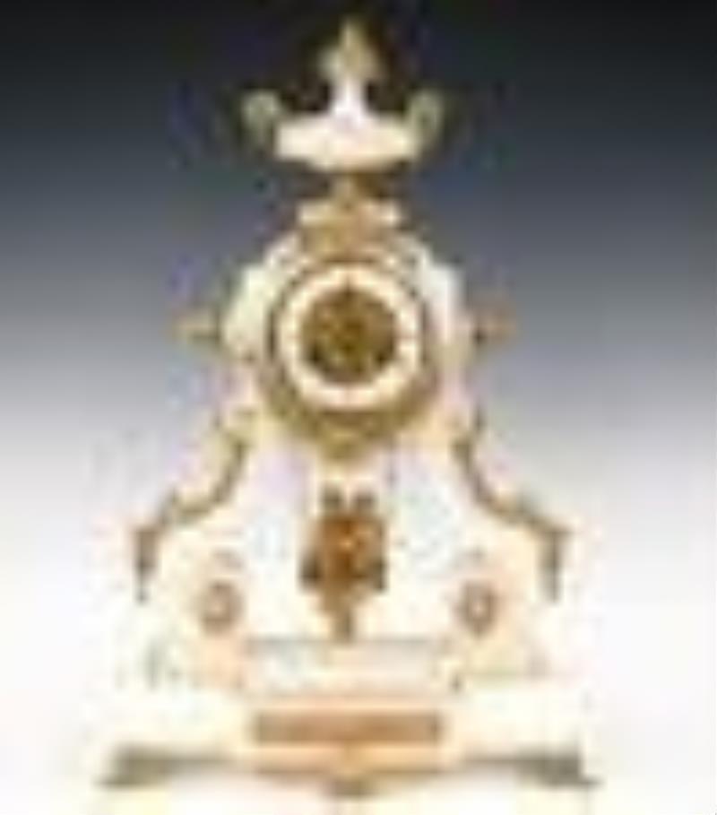 Farcot Lovers On A Swing Mantel Clock