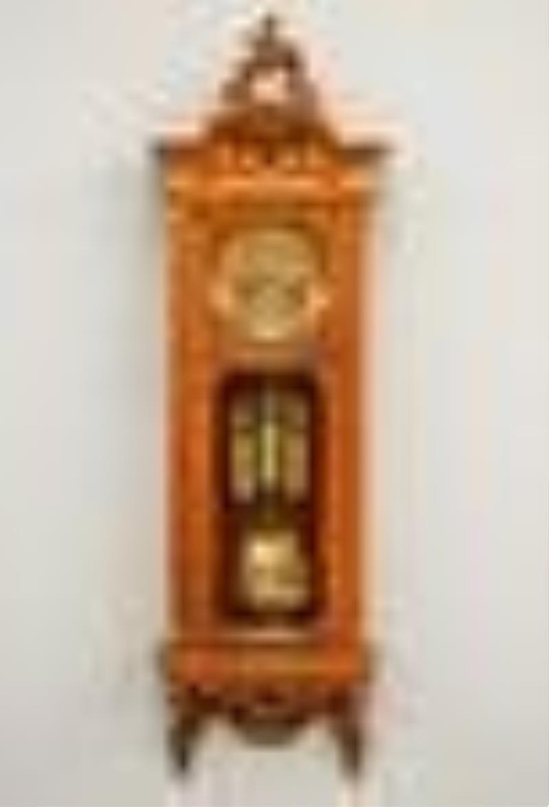 Gustav Becker Second Baroque 3 Weight Wall Clock
