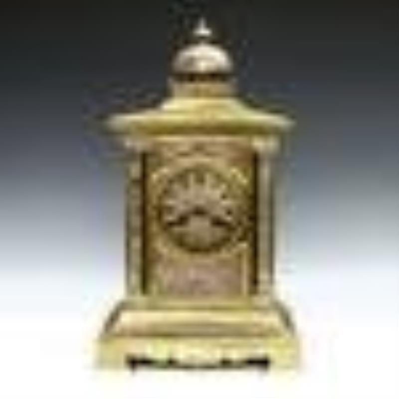 French Empire Bronze Mantel Clock