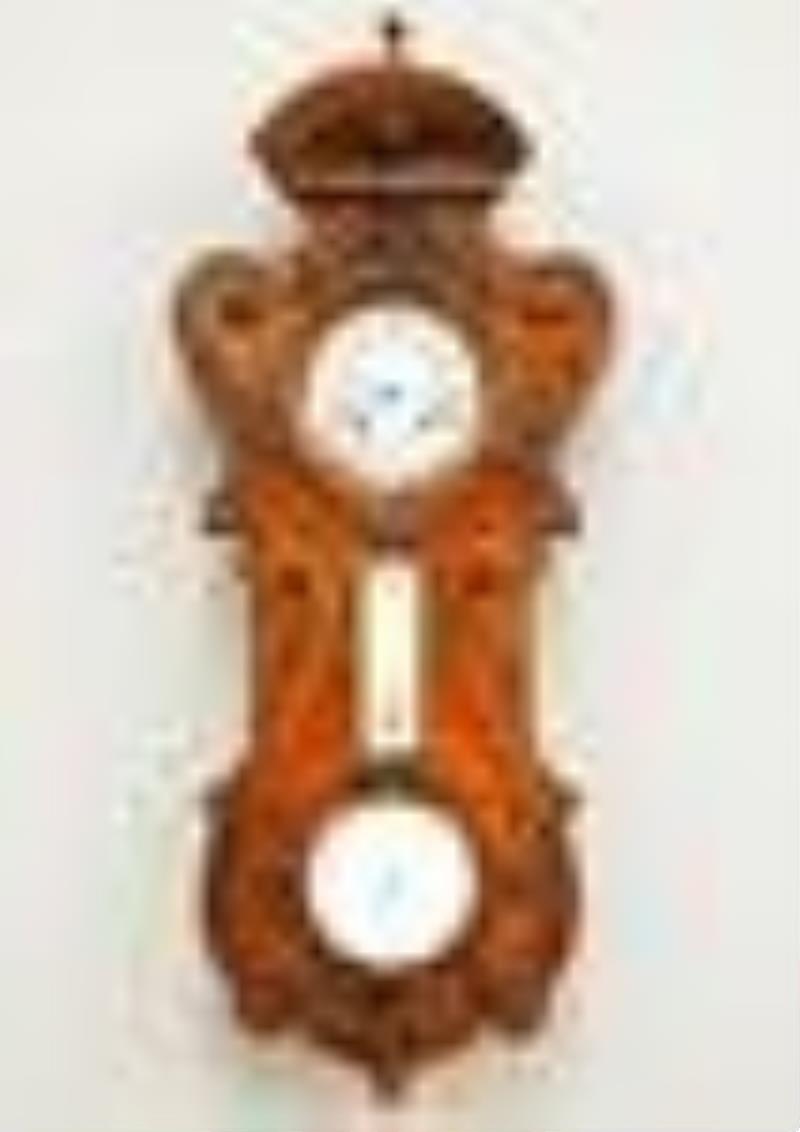 Lenzkirch Wall Clock With Barometer