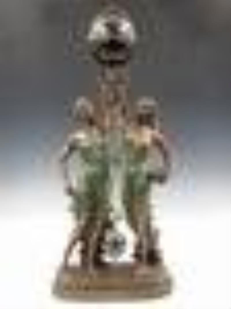 Swinging Arm Figural Clock