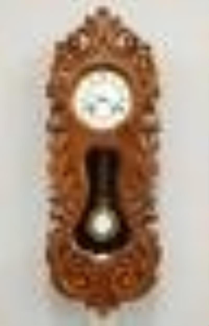 Carved Lenzkirch Wall Clock