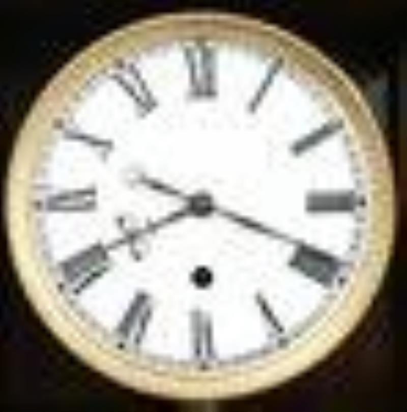 Repro Laterndluhr Wall Clock