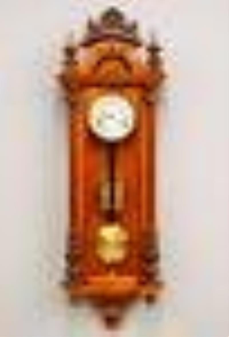 Riechel Bros. 2 Weight German Wall Clock