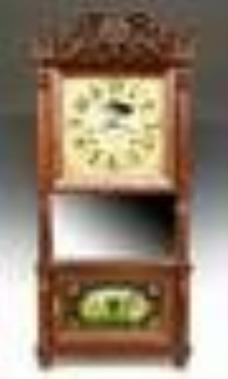 C & LC Ives Triple Decker Shelf Clock