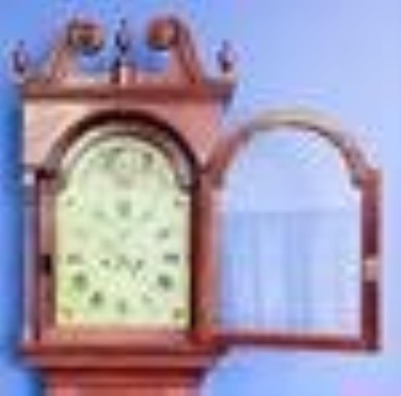 Federal Cherry Bucks Co Tall Case Clock, 1780-1800