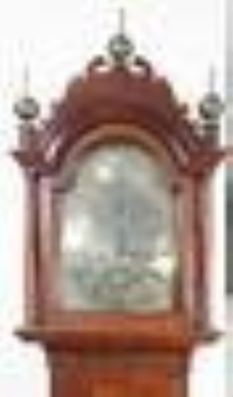 Silas Merriman New Haven CT Brass Dial Tall Clock