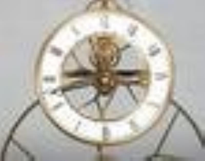 Great Wheel Skeleton Clock, dome