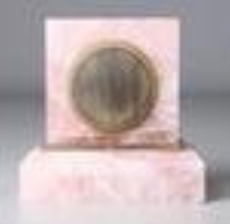 Tiffany and Co Rose Quartz Ladies Travel Clock