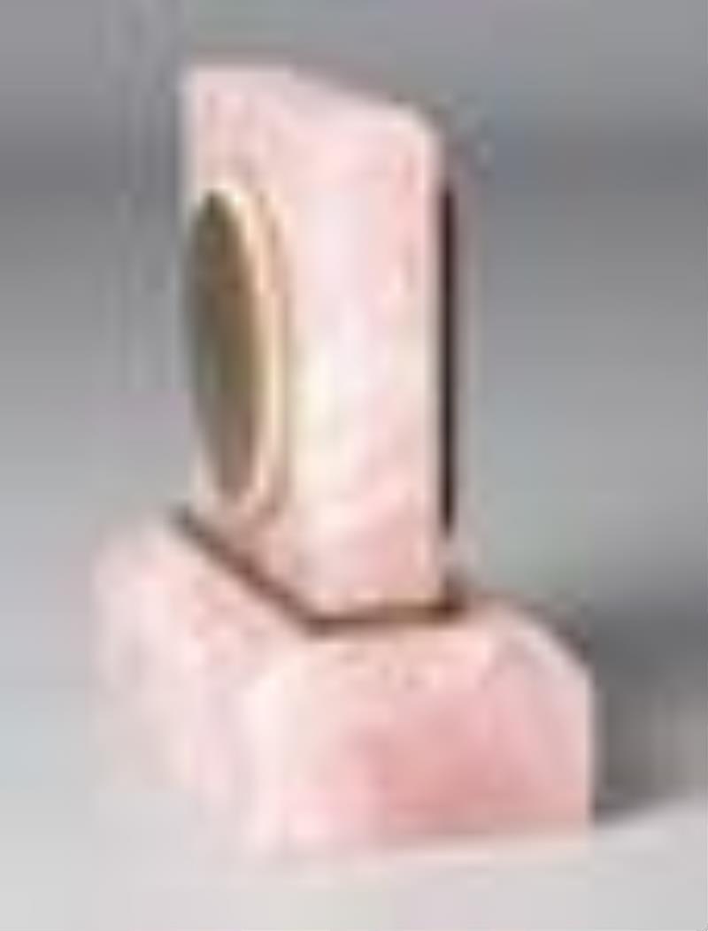 Tiffany and Co Rose Quartz Ladies Travel Clock