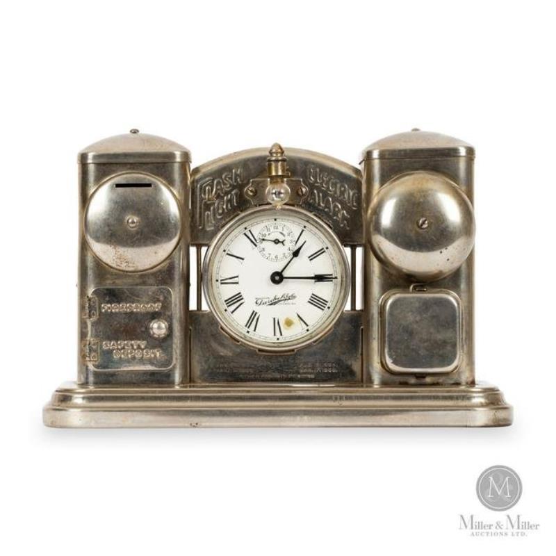 Darche Mfg. Co. Flashlight Electric Alarm Bank Clock