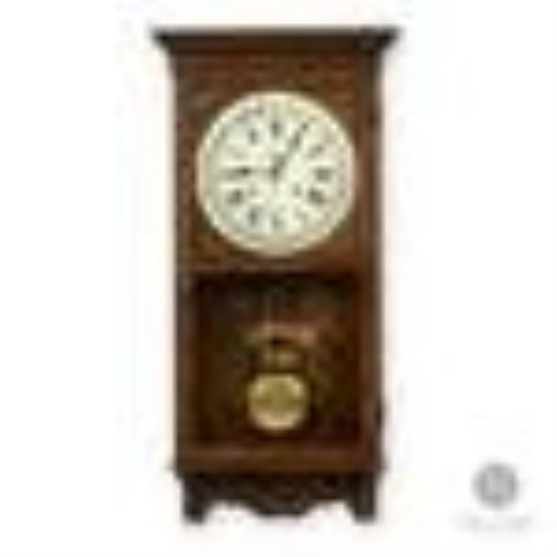 Pequegnat Canadian Time Calendar Office Wall Clock