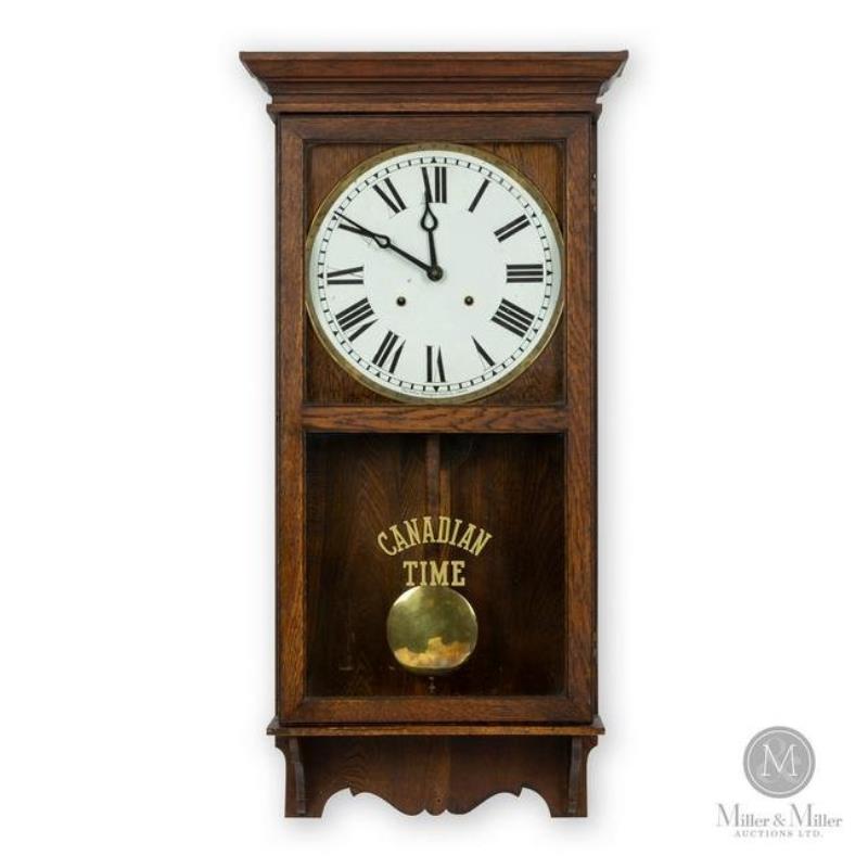 Pequegnat Canadian Time Office Wall Clock