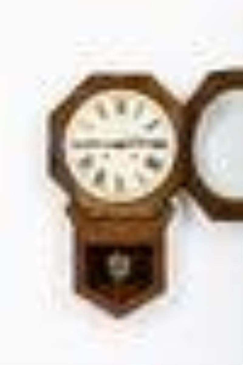 Pequegnat Brandon School Wall Clock