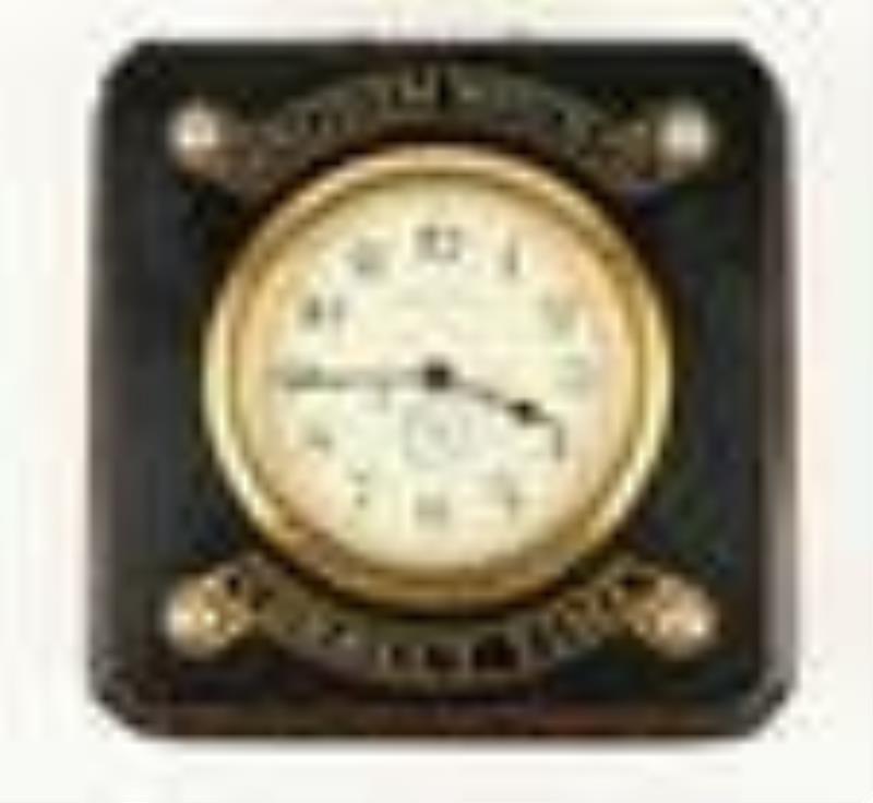 Waltham "Correct Time" Jeweller's Desk Clock