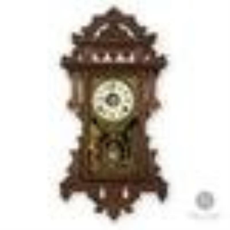E.N. Welch Hanging Gingerbread Clock